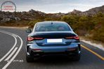 Difuzor Bara Spate cu Ornamente Evacuare Negre BMW 4 Series G22 G23 M Sport (2020-- livrare gratuita - 8