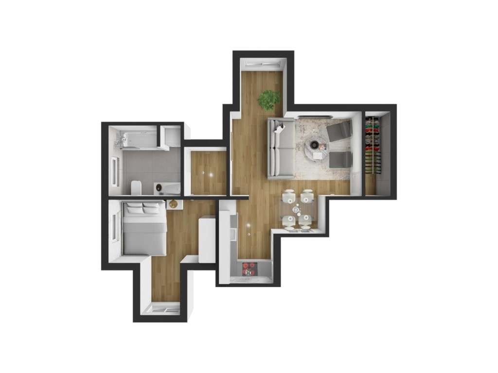 Apartamento T1 Novo em Construção | Águas Furtadas - São Mamede, Ba...-25