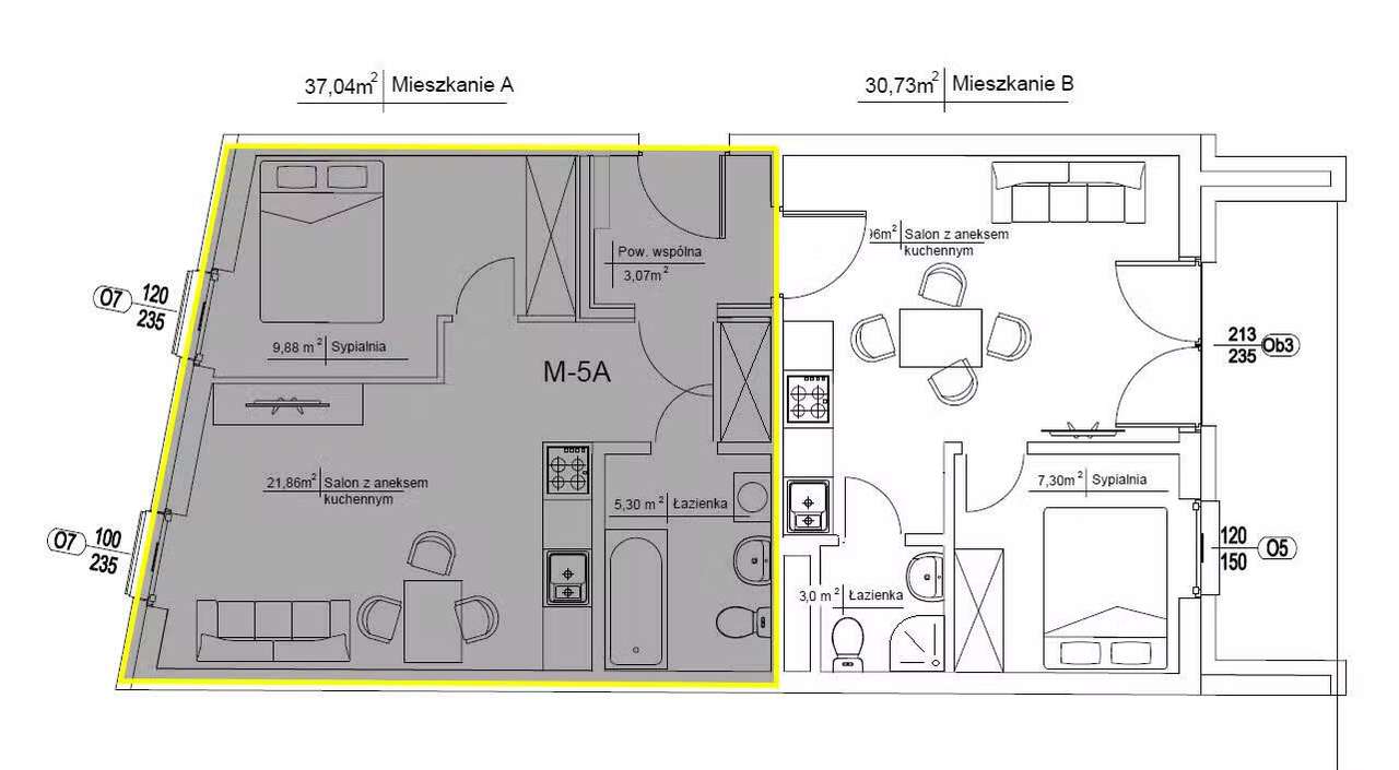 Kawalerka 37 m2 w nowym budownictwie-1