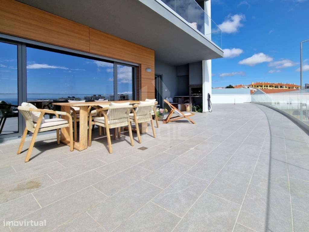 Apartamento T3 com terraço com 144,88 m2 e barbecue coberto - Ericeira-17