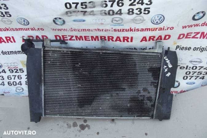 Radiator Toyota Corolla 1.4 benzina 2002-2007 ventilator racire coroll - 3