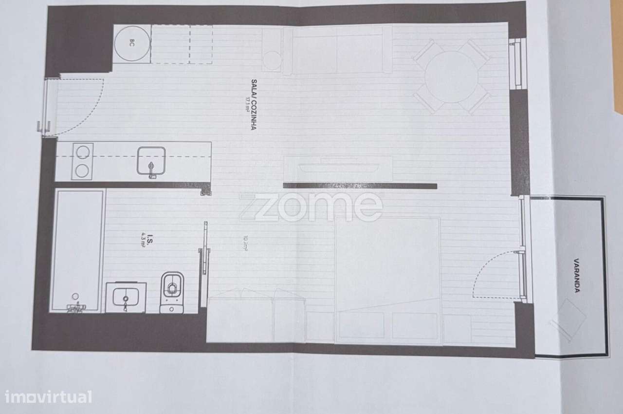 Apartamento T1 Smart em Construção – Leça da Palmeira, junto à Expo... - Grande imagem: 5/5