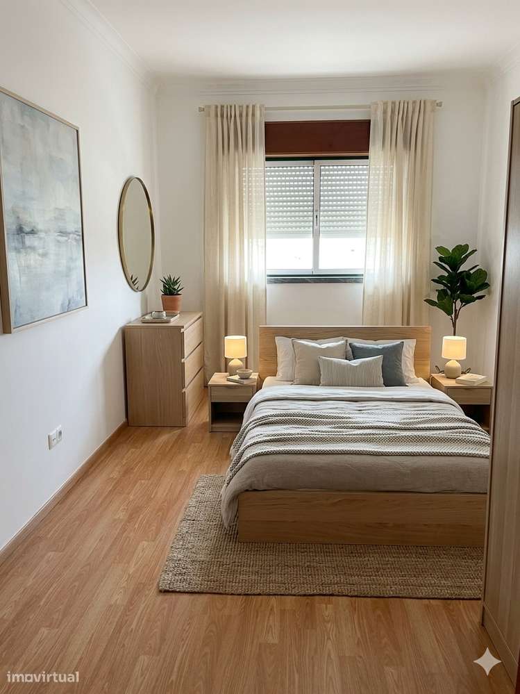 Apartamento T3 em Benavente com Varandas-18