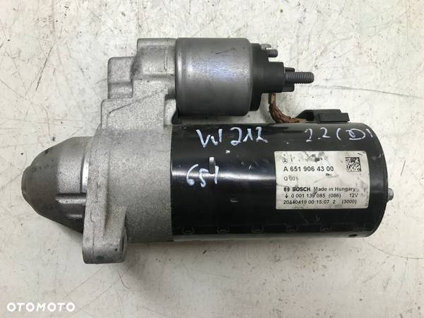 MERCEDES W212 INFINITY Q50 ROZRUSZNIK STARTER EU - 1