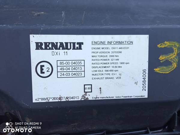 silnik RENAULT premium  DXI  11 440 EURO3 - 4
