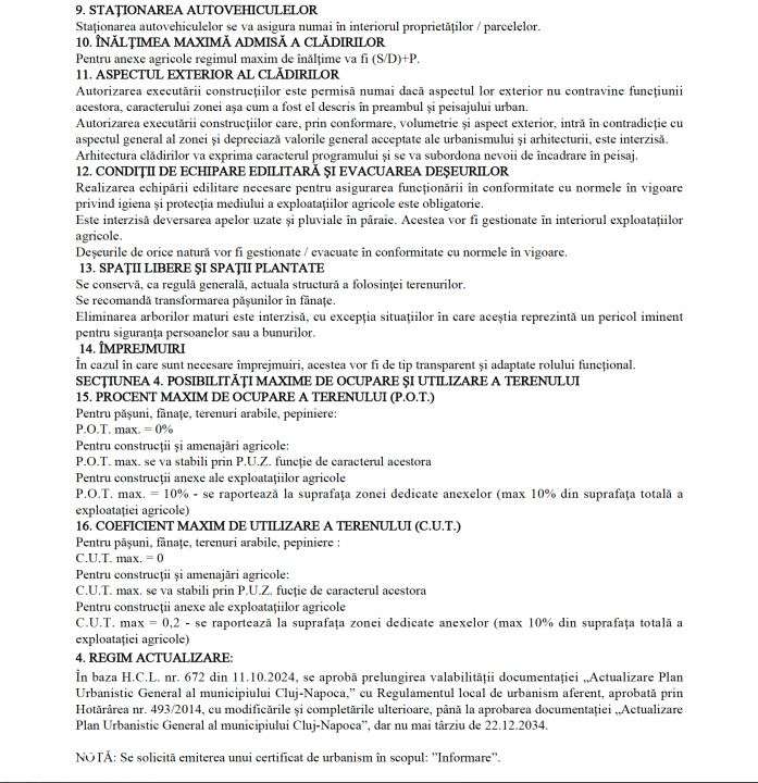 Comision 0. Teren Intravilan, Strada Colonia Sopor CJ 400482-10