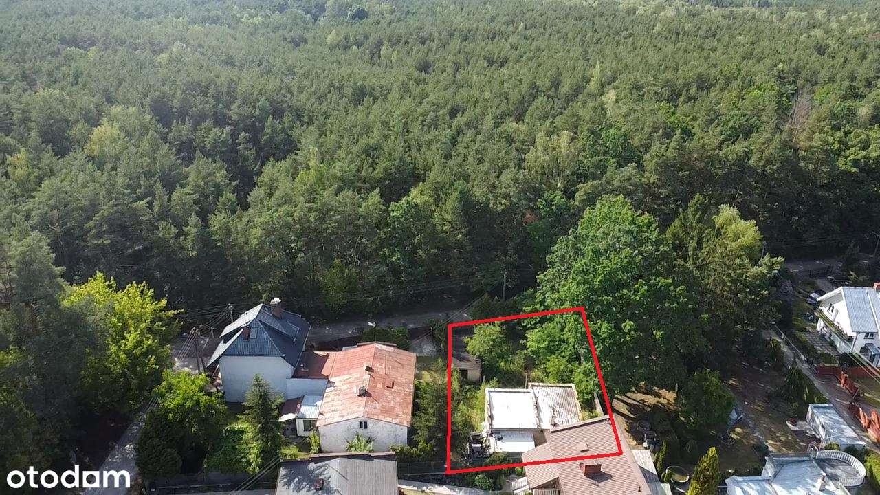 Działka z pięknym widokiem na las