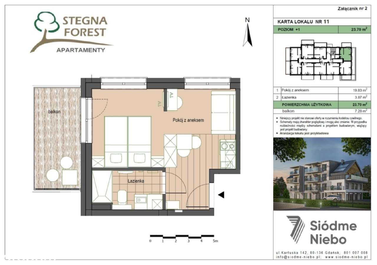 Apartament w Stegnie | M11 - Pełny obrazek: 1/5