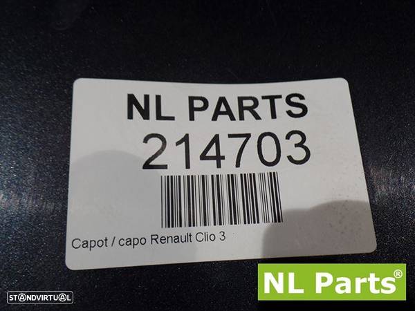 Capot / capo Renault Clio 3 - 3