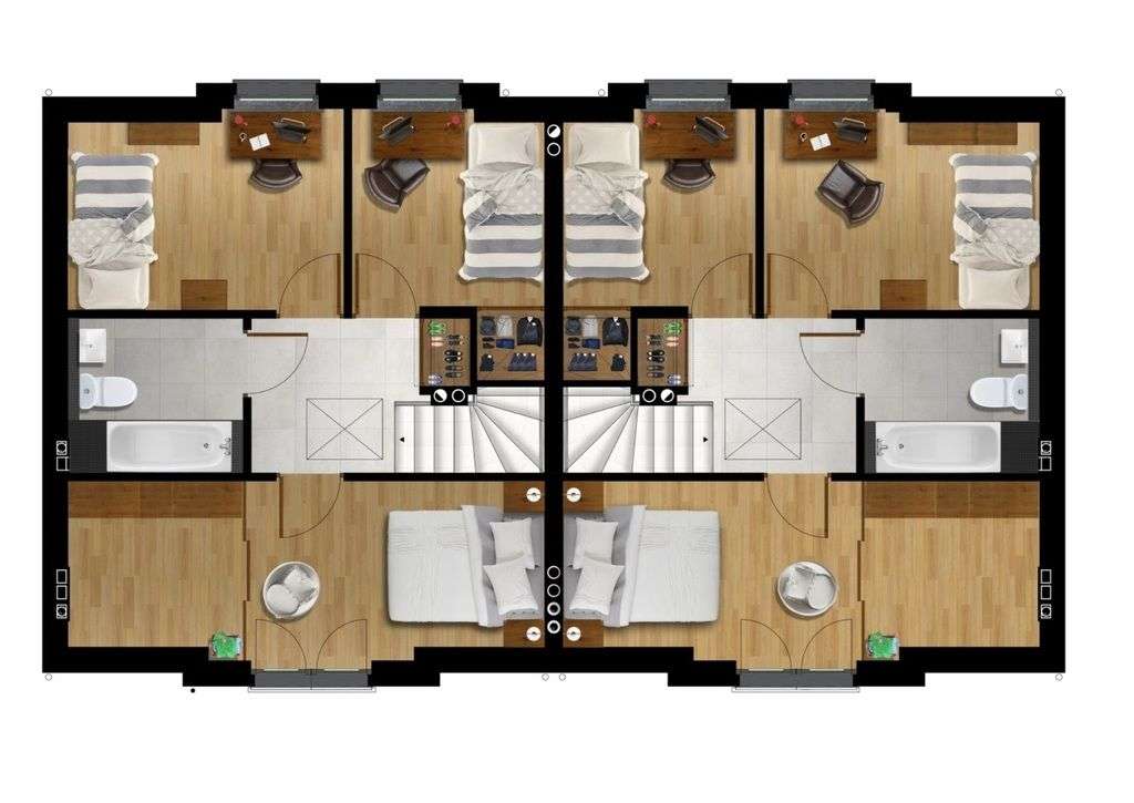 Bliźniak 83m2-4 pokoje! 2,7ar działka! 599 000zł! - Pełny obrazek: 4/6