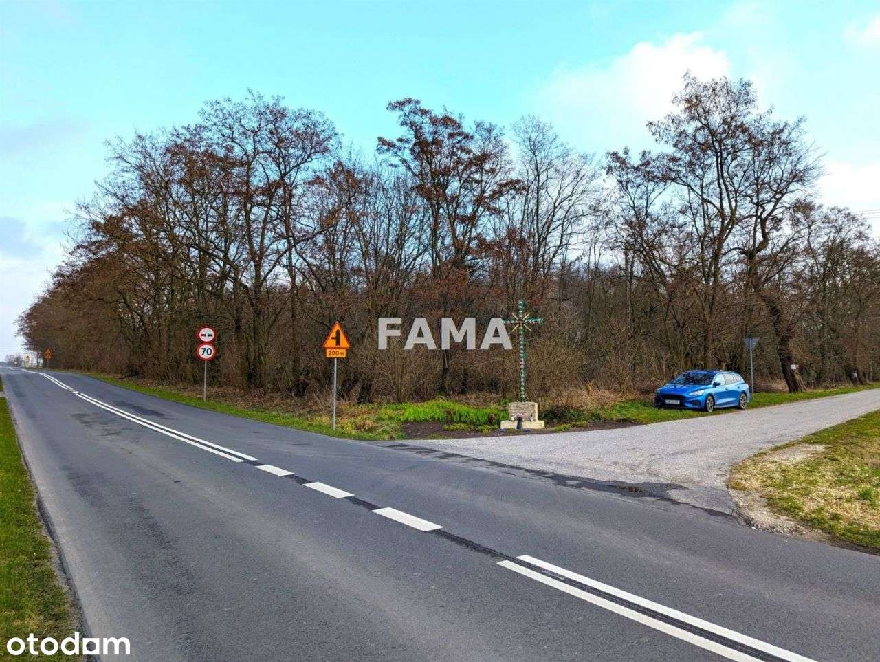 Działka 4,07 ha, Gole, narożna, dojazd asfaltowy - Pełny obrazek: 4/5