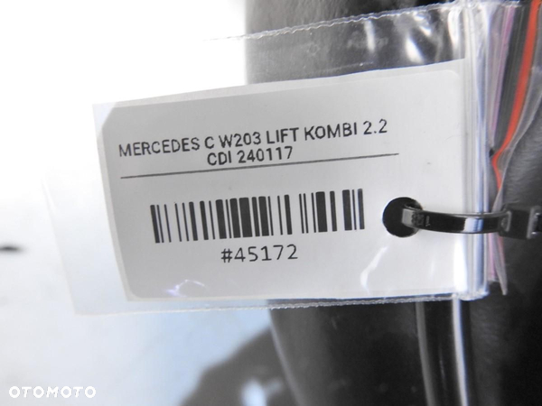 ZBIORNIK BAK PALIWA RURA WLEW KOREK MERCEDES W203 2.2 CDI 2034707501 - 4