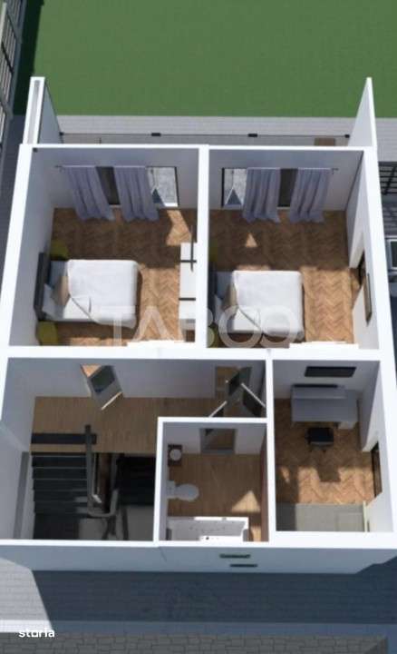 Casa individuala 130 mpu de vanzare curte libera 410mp zona Selimbar - Imagine principală: 5/15