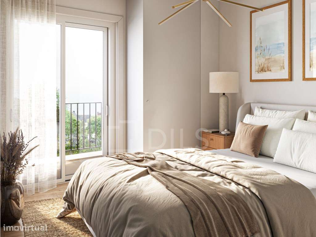 Apartamento T3 com varanda, em novo empreendimento, em Vila Nova de... - Grande imagem: 2/40