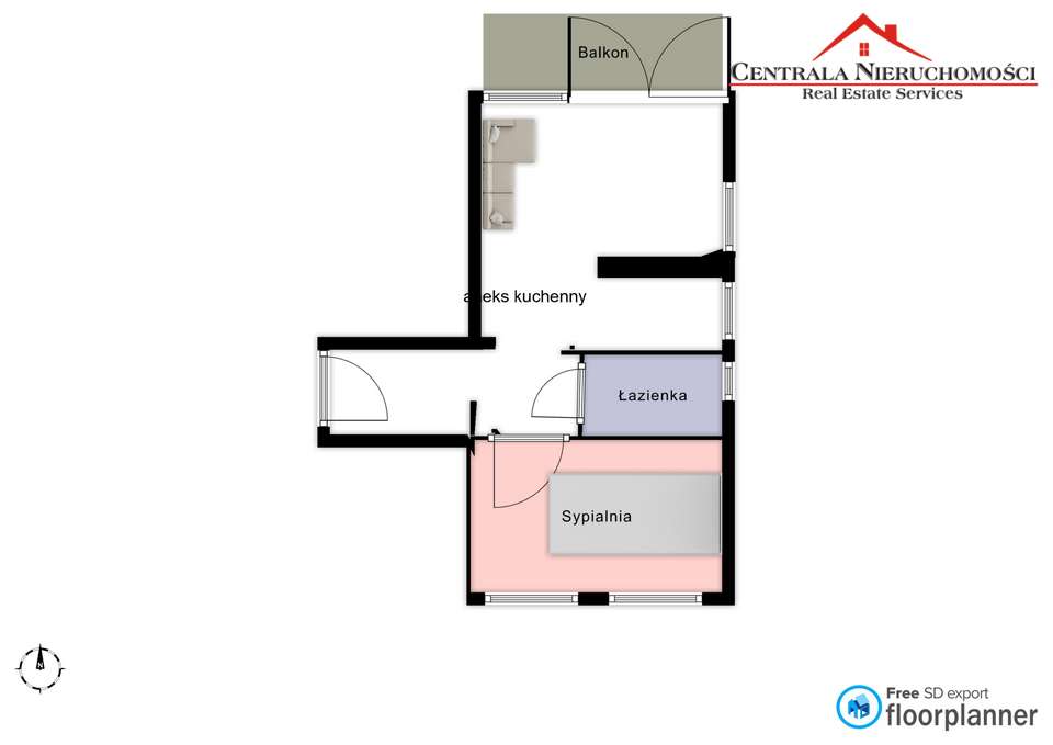 Mieszkanie z widokiem na Wisłę, 2pok, Winnica-7