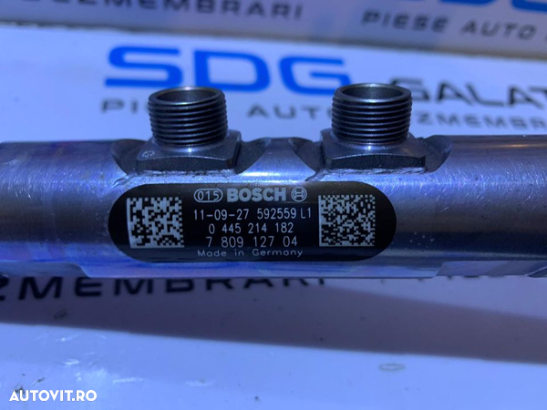 Rampa Presiune Injectoare Completa cu Senzor Senzori Regulator Presiune BMW Seria 2 F22 F87 218 2.0 D N47 2014 - Prezent Cod 0445214182 7809127 780912704 0281002948 0281002738 - 8