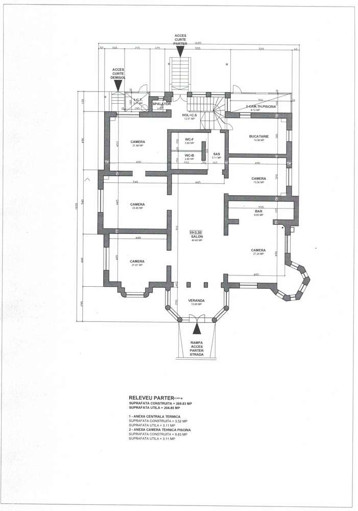 Vila cu piscina - teren generos și potențial multifuncțional-15