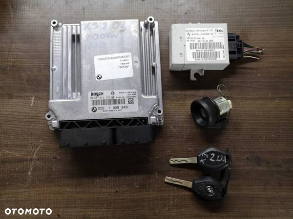 KOMPUTER STEROWNIK SILNIKA DDE 7805349 BMW X3 E83 2.0d M47T 150km 0281014176 2 KLUCZYKI EWS 4 - 1