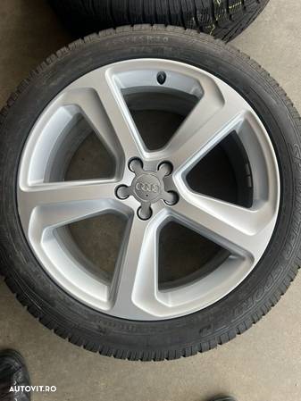 vând set jante originale Audi Q5 pe 20” cu anvelope iarnă second - 5