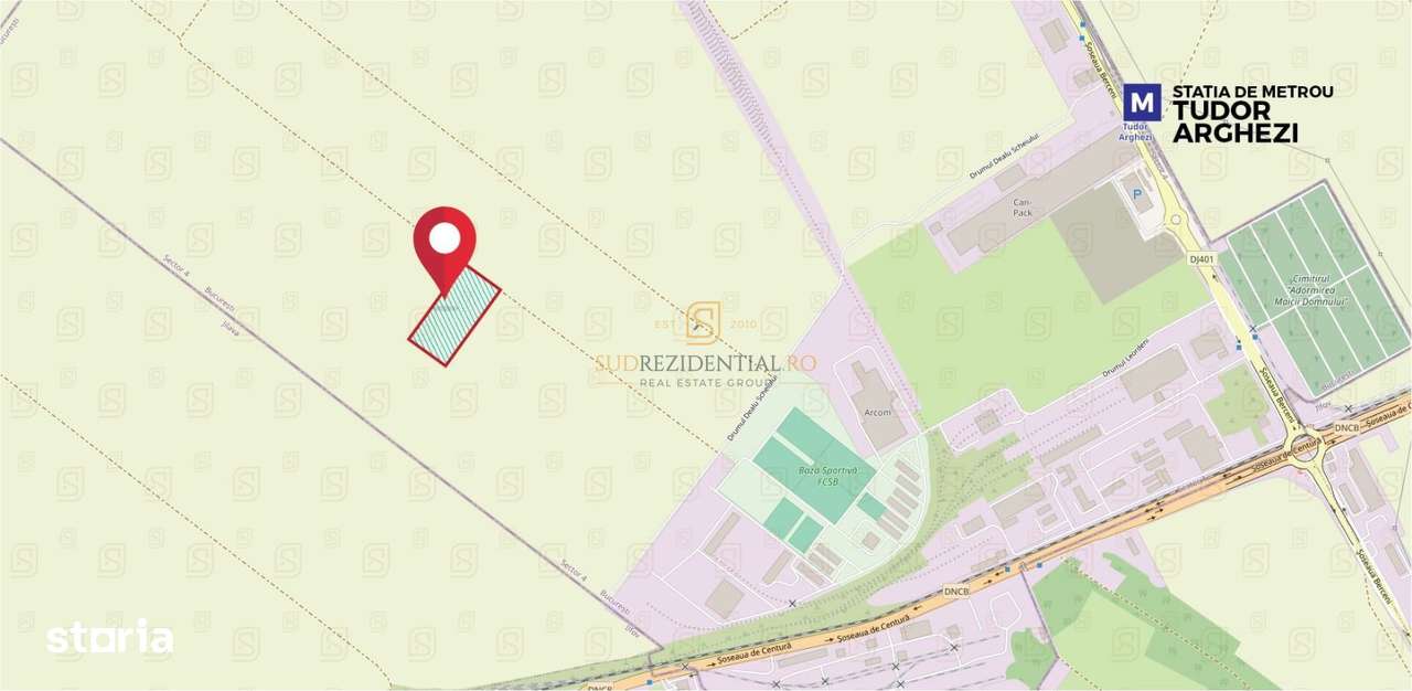 Teren generos 3990 mp, oportunitate ridicata, acces metrou Berceni -S4 - Imagine principală: 4/20