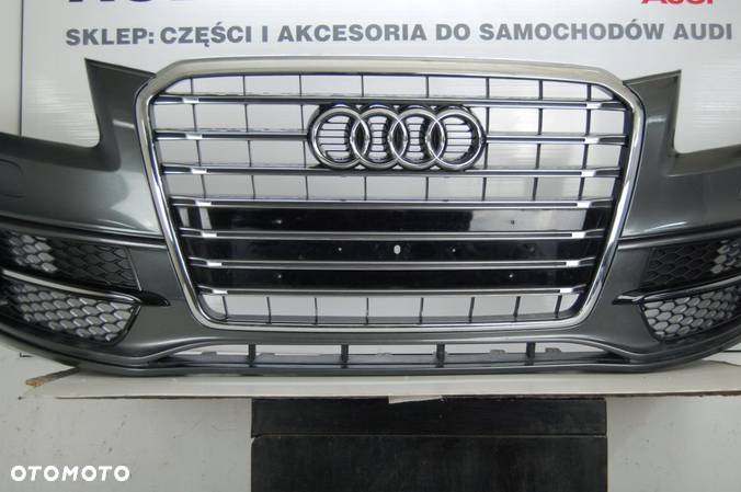 ZDERZAK AUDI Q5 S-LINE 8R LIFT 2012-2016 CHROMY oryginał - 2