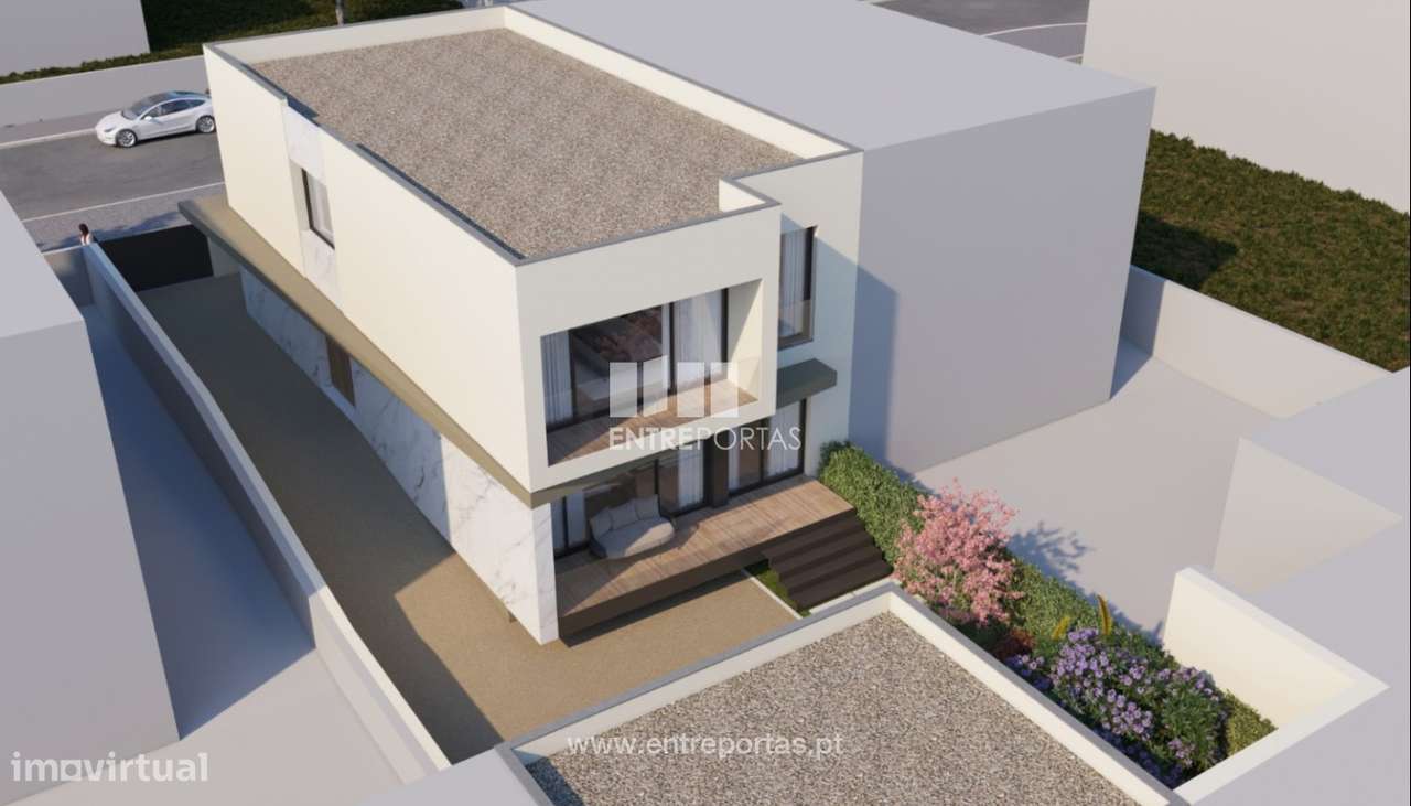 Venda de Moradia V4+1, a iniciar construção, em Moreira, Maia - Grande imagem: 5/12
