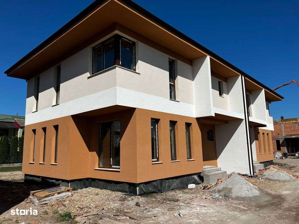 Duplex semifinisat, 120 mp, pompa de caldura, zona Ioan Rus. - Imagine principală: 1/19