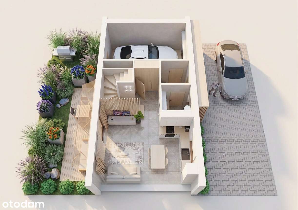 Nowoczesny szereg 104m2/ bez prowizji
