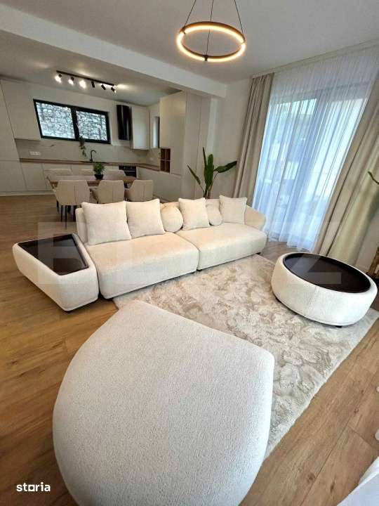 Casa de inchiriat, 140 mp utili, garaj, curte, panouri, Popesti - Imagine principală: 2/8