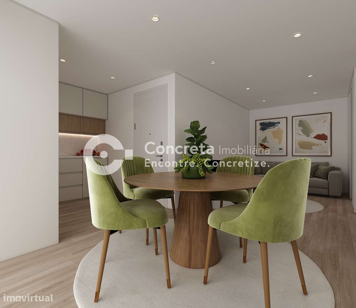 Apartamento T1 novo em Barcelos - Grande imagem: 5/7