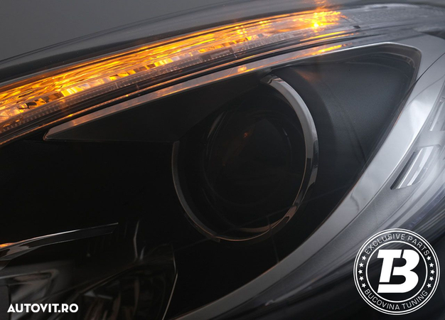 Faruri LED compatibile cu Mercedes ML W166 Black Design - 8