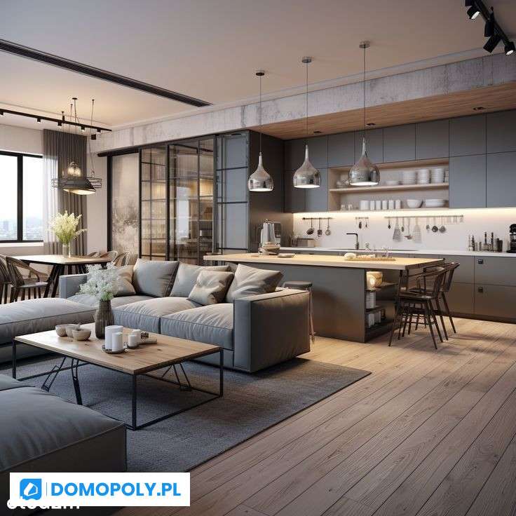 Apartament na poddaszu z trzema balkonami-0