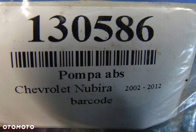 CHEVROLET NUBIRA 1.6 16V POMPA ABS 96549743 - 7