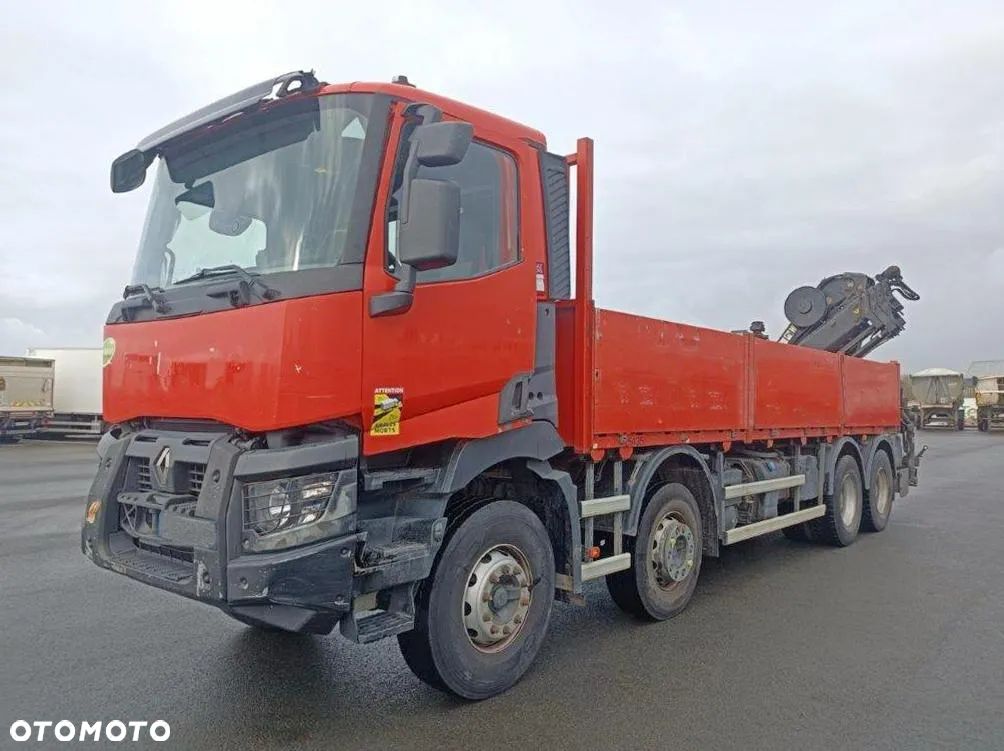 Renault C 430 *SKRZYNIA * HIAB 211- 4 HIDUO + PILOT / 8x4 * STAN BDB! - 1