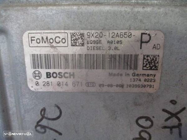 Centralina 0281014671 9X2Q12A650 JAGUAR XF 2009 3.0 D 240CV 4P PRETO BOSCH - 3