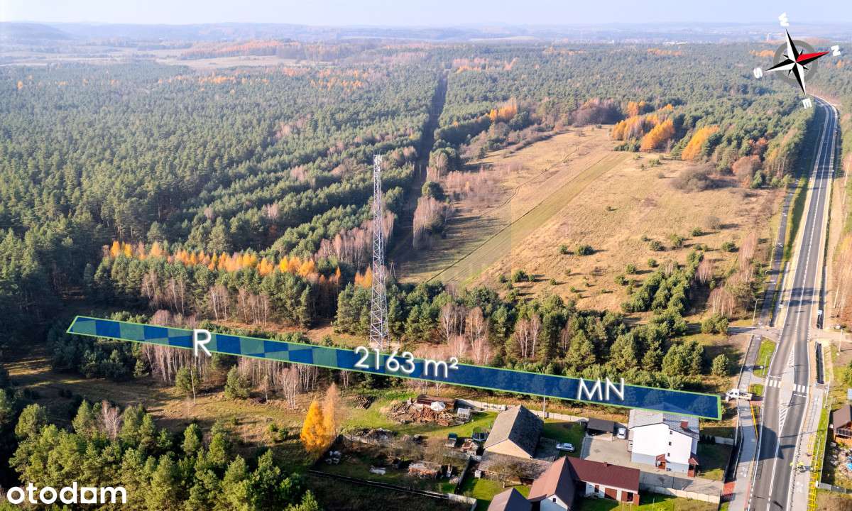 Działka rolno-budowlana Apolonka gm. Janów - Pełny obrazek: 4/5