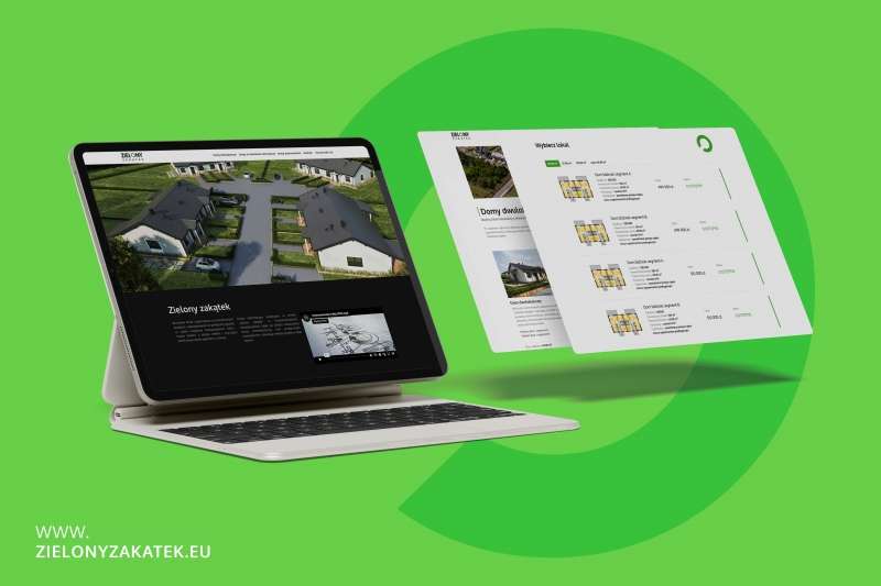 Logo: Zielony  zakątek