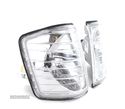 PISCAS FRONTAIS CRISTAL PARA MERCEDES W201 SERIES 190 82-93 CROMADOS - 3