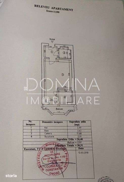 Vanzare garsoniera confort 1 , zona Artego – str. Ciocarlau - Imagine principală: 2/5