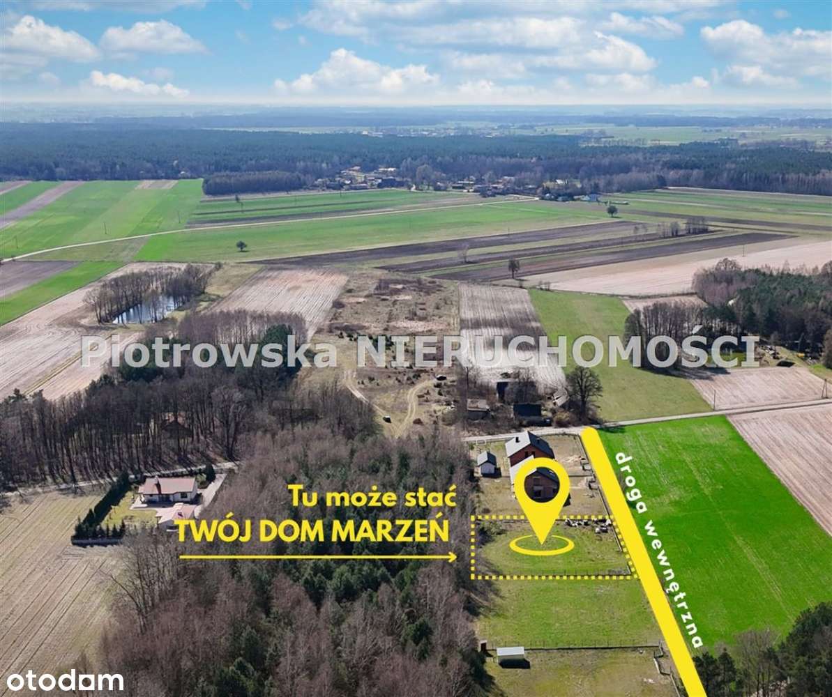 Działka, 1 375 m², Gozdy-1