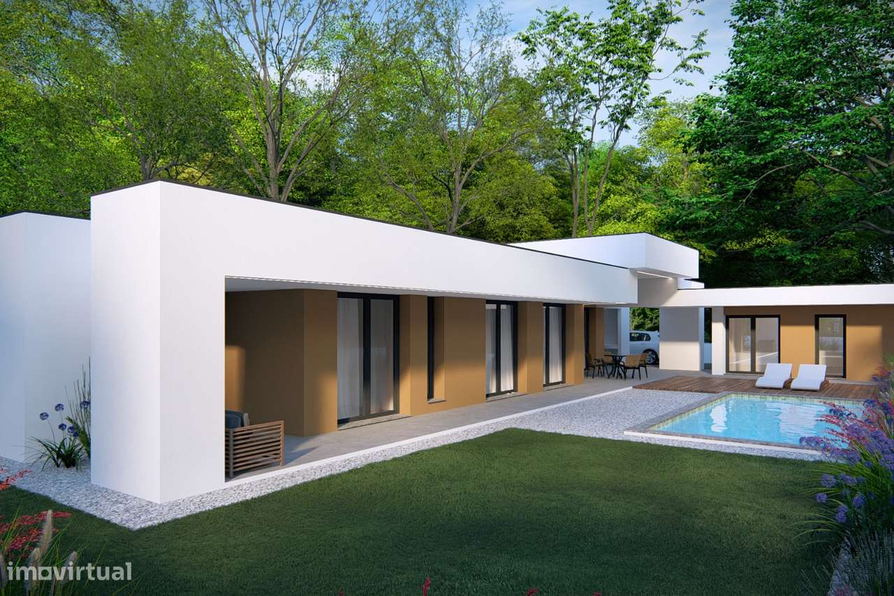 Excelente Moradia Isolada Térrea T4 com piscina-9