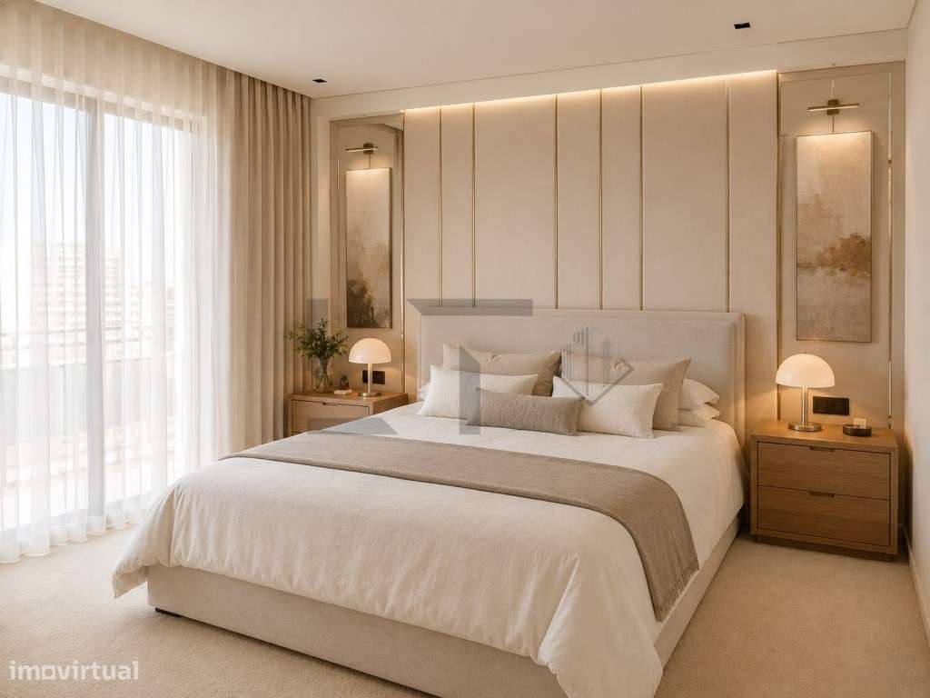 Penthouse T3 com Terraço e Piscina Privada com plena Vista Mar e da...-13