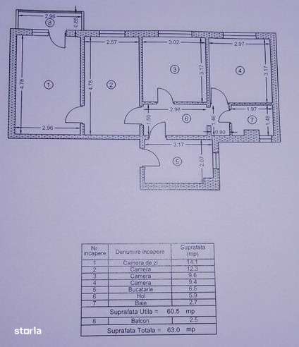 Apartament 4 camere, etaj 1, zona Nicolae Grigorescu-7