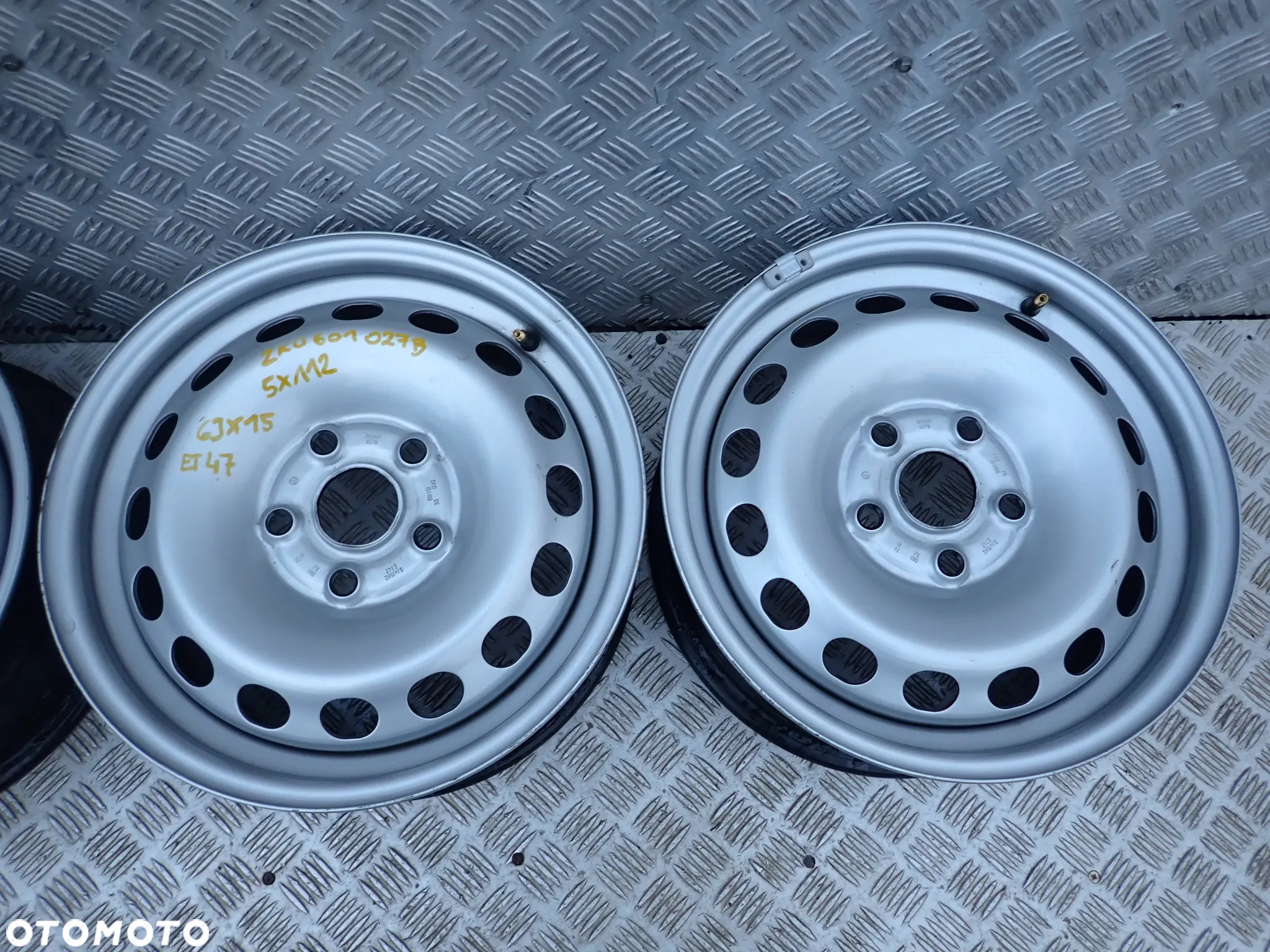 FELGI 15 VW 5X112 6X15 ET47  2K0601027B - 4