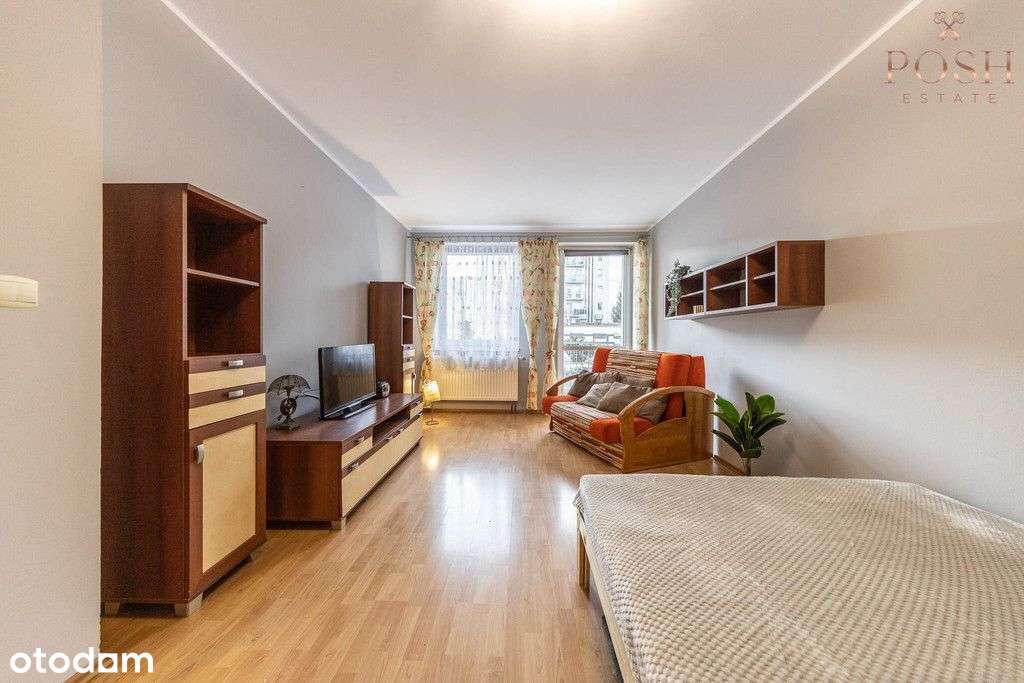 kawalerka | rozkład | balkon | opcja 2 pokoi-2