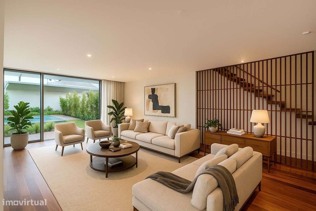 T3 - Belissima Moradia com piscina privativa em condomínio sustentável - Grande imagem: 5/35