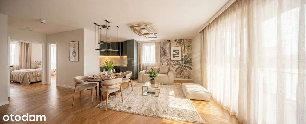 Południowe 73,71 m² 3-Stronne 2 Tarasy Skm