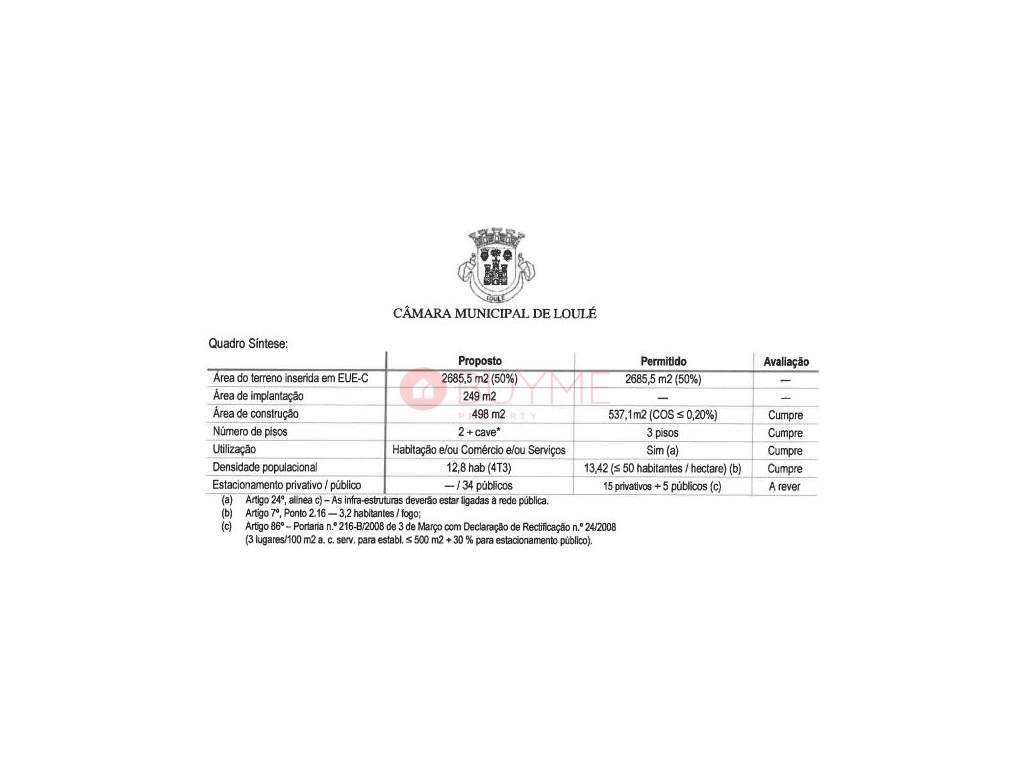 Terreno Rústico com PIP em Localização Estratégica - Quarteira - Grande imagem: 2/6