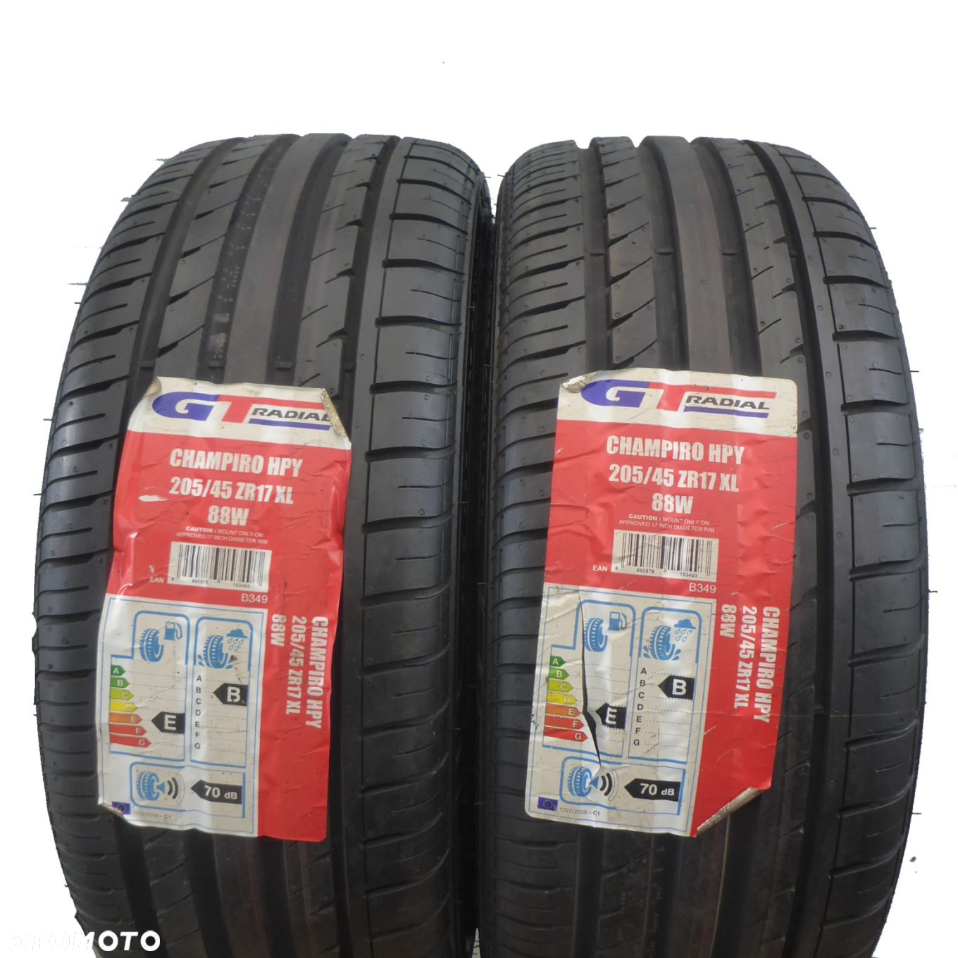 4 x GT RADIAL 205/45 ZR17 88W XL Champiro HP Y Lato 2012 Nieużywane - 6