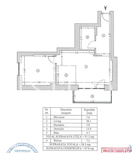 | NEW | Apartament 2 camere | One Cotroceni |-12